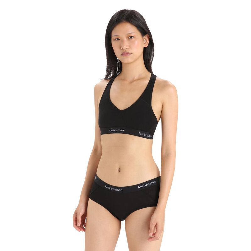 Icebreaker Womens Sprite Racerback Bra image number 0